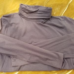 Lands end brown turtleneck